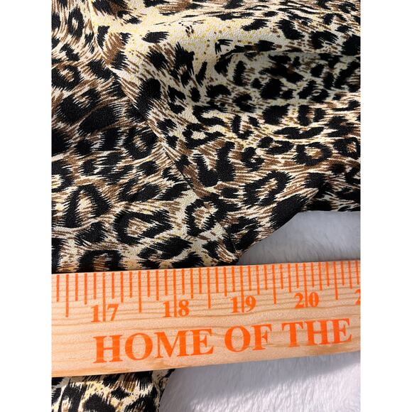Giorgio Fiorlini Collection Leopard Print Blouse Size Medium - Picture 7 of 9